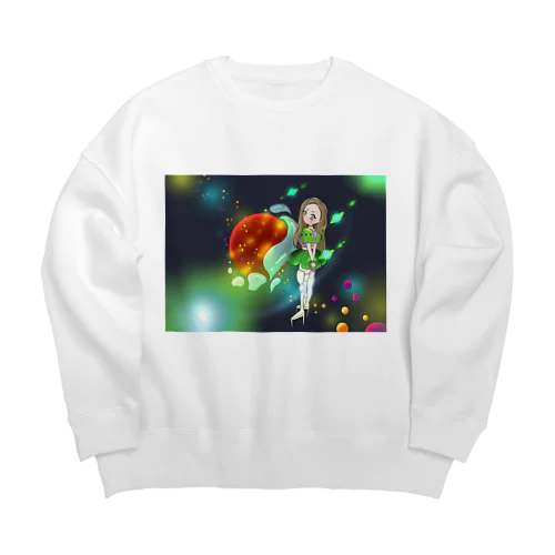 New  world  no.2 Big Crew Neck Sweatshirt