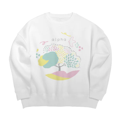 alphaの木 Big Crew Neck Sweatshirt