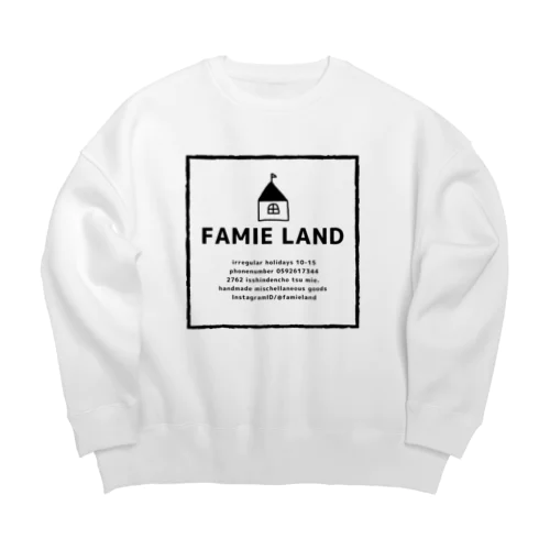 □FAMIE LAND□ Big Crew Neck Sweatshirt