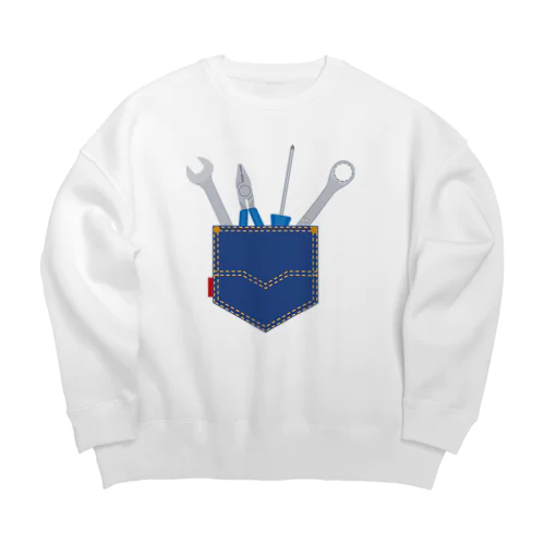  ポケットに入った工具 Big Crew Neck Sweatshirt