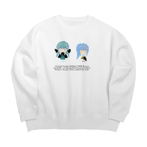 いるさめドット Big Crew Neck Sweatshirt