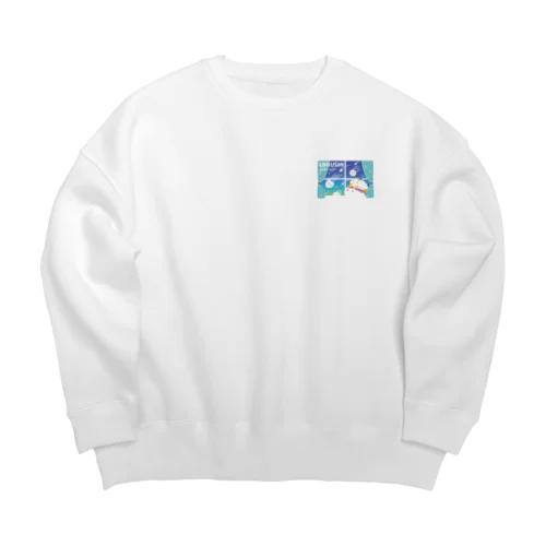 ウミウシグッナイ Big Crew Neck Sweatshirt