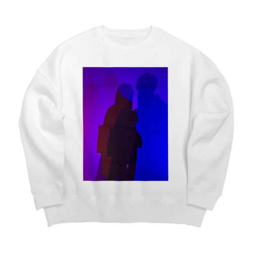 ネオンライトの Big Crew Neck Sweatshirt