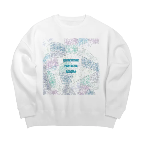 QuiteStoneFantasticAurora Big Crew Neck Sweatshirt