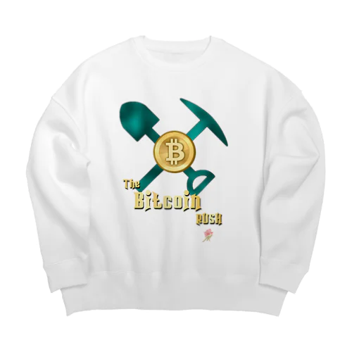 SMF 010 The bitcoin rush Big Crew Neck Sweatshirt