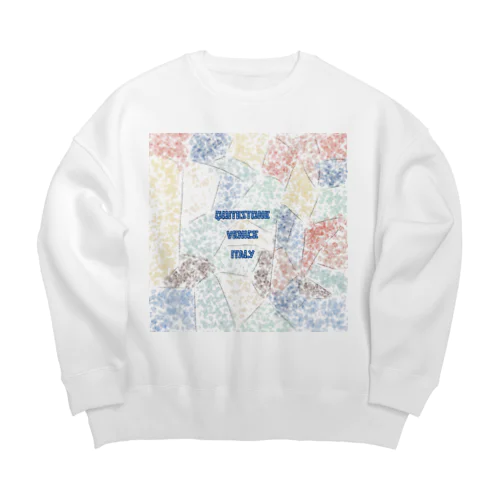 QuiteStoneVeniceItaly Big Crew Neck Sweatshirt