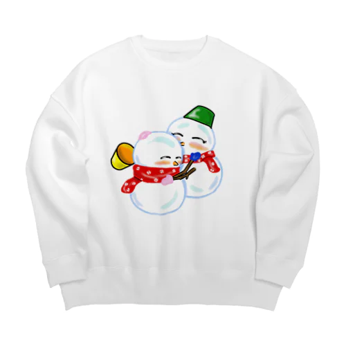 雪だるちゃん Big Crew Neck Sweatshirt