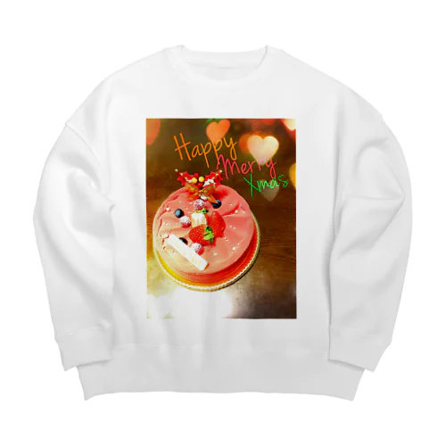 Happy Merry Xmas！ Big Crew Neck Sweatshirt