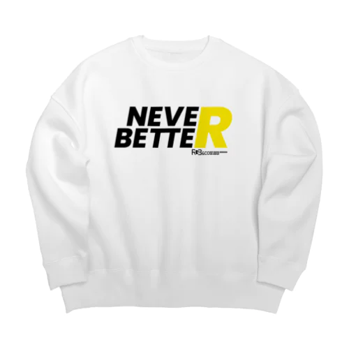 NEVER BETTER BK ビッグシルエットスウェット