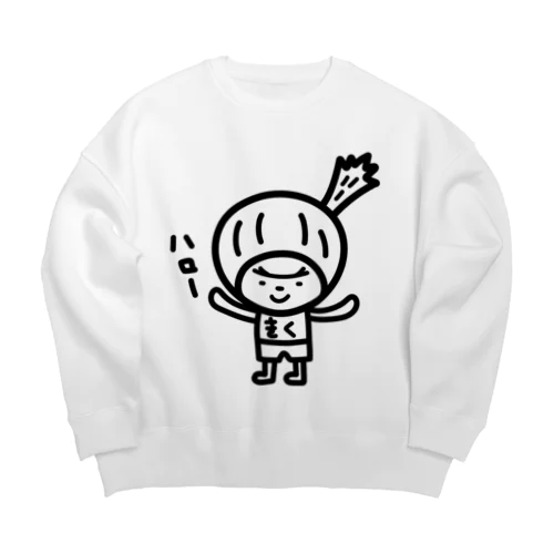 おしゃべりきくのひとりごと　ハローきく Big Crew Neck Sweatshirt