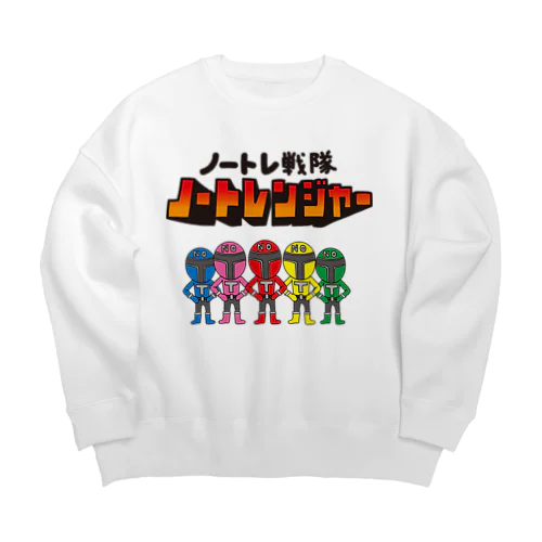 ノートレ戦隊　ノートレンジャー　all Big Crew Neck Sweatshirt