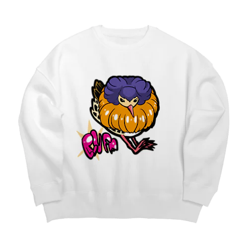 まきまきしぎ！ Big Crew Neck Sweatshirt