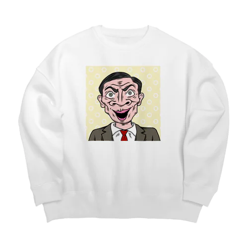 おもしろ男 Big Crew Neck Sweatshirt