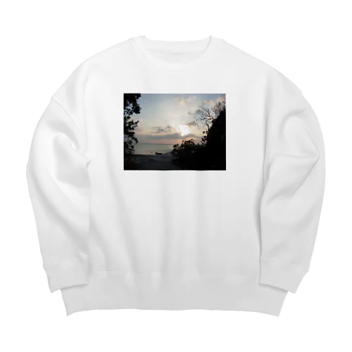 グラフィックシリーズ(Sun Set) Big Crew Neck Sweatshirt