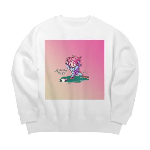 NEMURASETE～ Big Crew Neck Sweatshirt