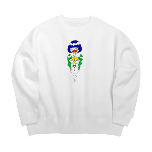 パッカンガール1 Big Crew Neck Sweatshirt