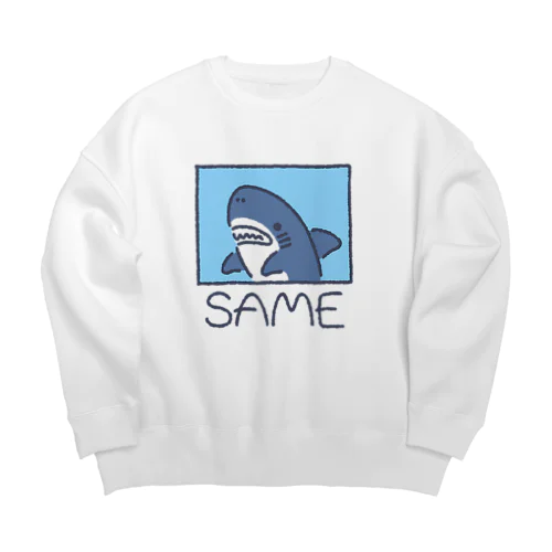 SAME Big Crew Neck Sweatshirt