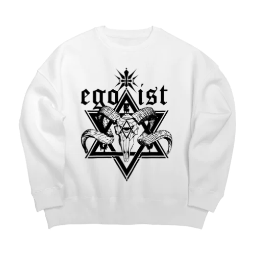 「悪魔崇拝」 Big Crew Neck Sweatshirt