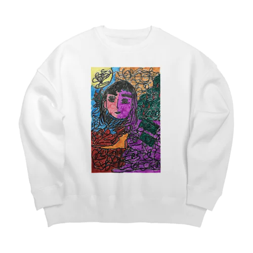 「体を売る女」 Big Crew Neck Sweatshirt