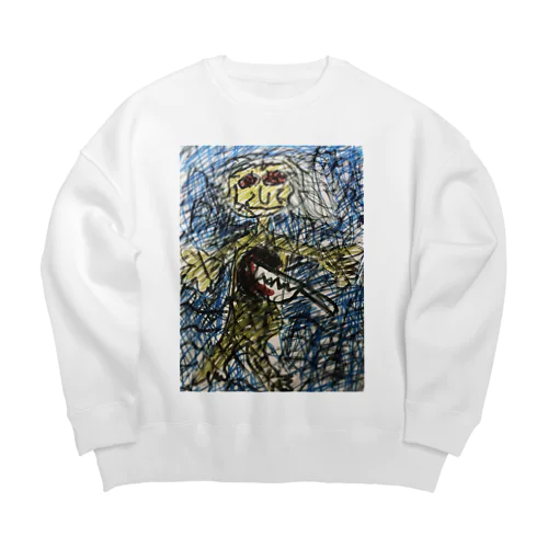 「絵の中で死ぬ女」 Big Crew Neck Sweatshirt