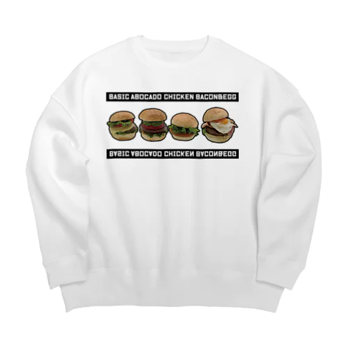 ハンバーガーズ Big Crew Neck Sweatshirt