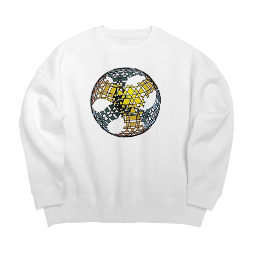 立体図形作品.７ Big Crew Neck Sweatshirt