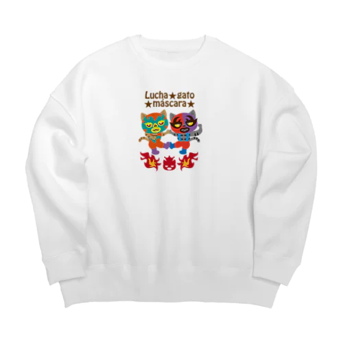 NK_ルチャ★ワチャワチャ★ Big Crew Neck Sweatshirt