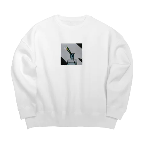 flower2 Big Crew Neck Sweatshirt