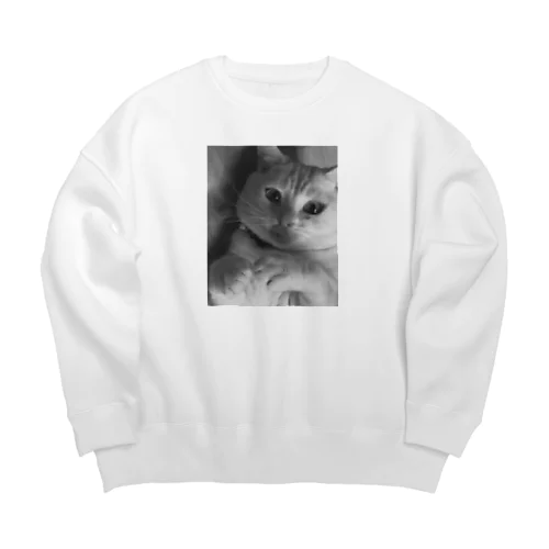 うちの猫 Big Crew Neck Sweatshirt