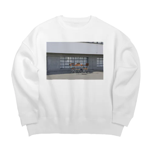 バウハウス_デスク Big Crew Neck Sweatshirt