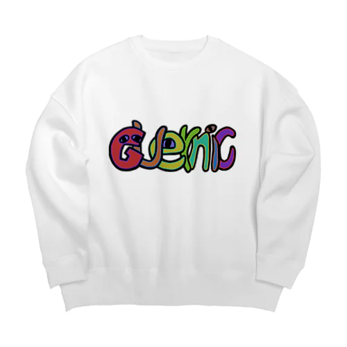 ゲルニック　ロゴのみ Big Crew Neck Sweatshirt