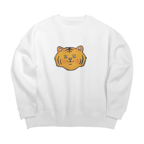 タイガー　とらちゃん Big Crew Neck Sweatshirt