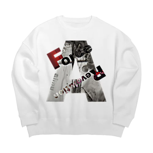 Aimu force revolution のA Big Crew Neck Sweatshirt