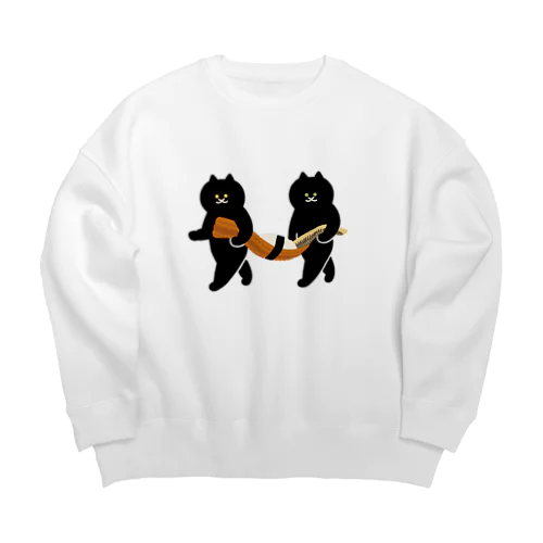 穴子ブラザーズ Big Crew Neck Sweatshirt