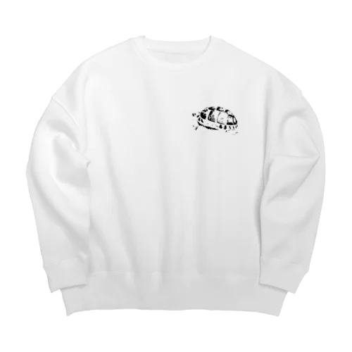 ぽけっ… Big Crew Neck Sweatshirt