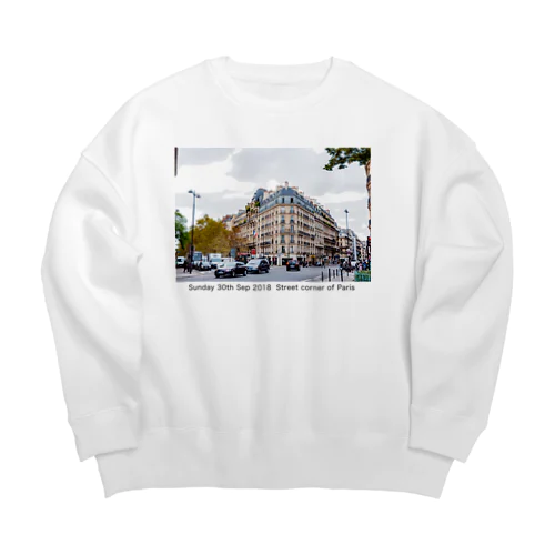 パリ Big Crew Neck Sweatshirt