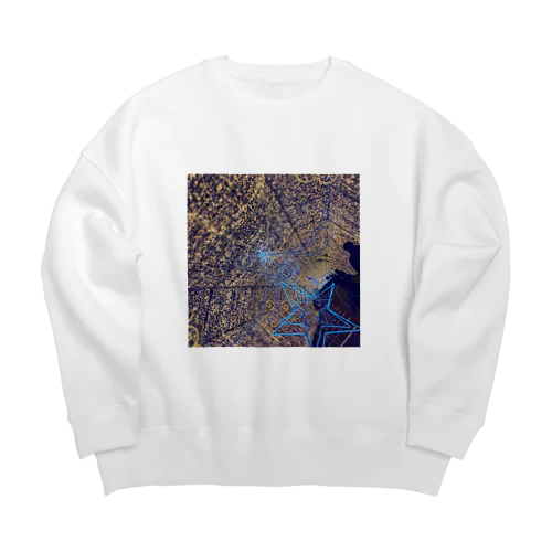 星君夜 Big Crew Neck Sweatshirt