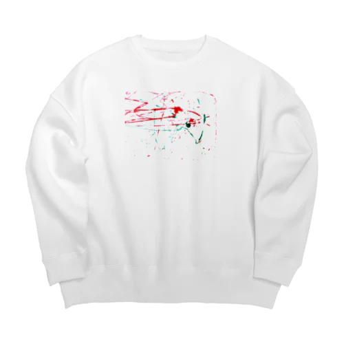 みどりくんとあかくん・ツー Big Crew Neck Sweatshirt