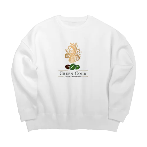 グリーンゴールド Big Crew Neck Sweatshirt