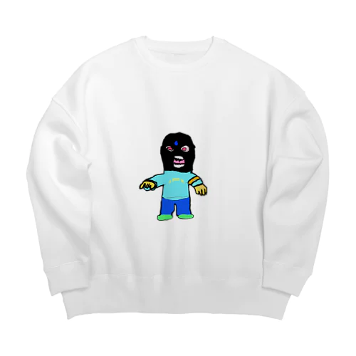 都会の野蛮人 Big Crew Neck Sweatshirt