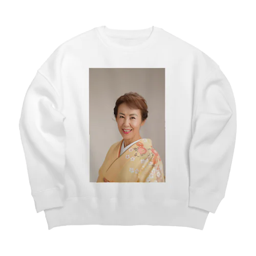 姫野舞子着物シリーズ2 Big Crew Neck Sweatshirt