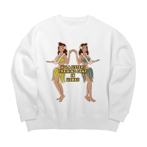 Hula Sisters Big Crew Neck Sweatshirt