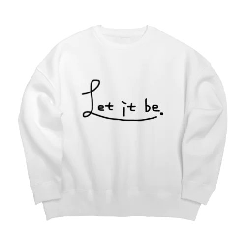 Let it be.グッズ Big Crew Neck Sweatshirt