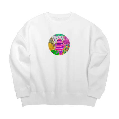 やまやま Big Crew Neck Sweatshirt