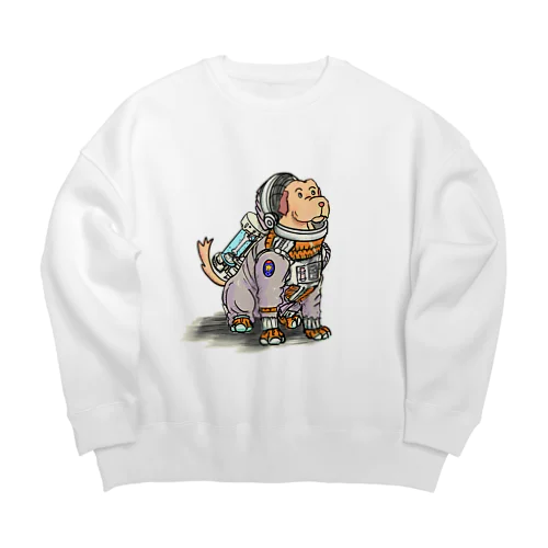 宇宙犬 Big Crew Neck Sweatshirt