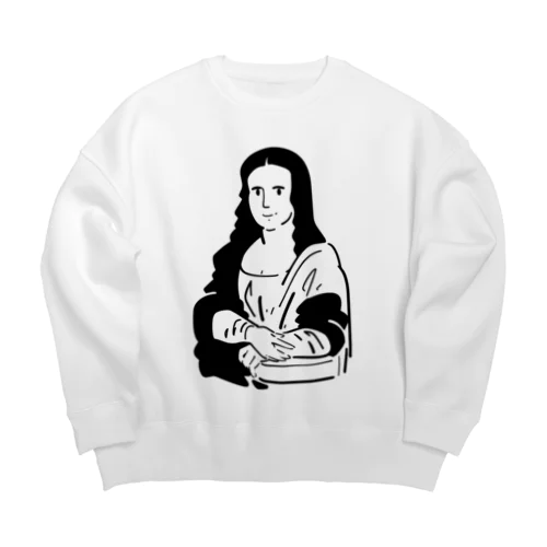 モナリザ Big Crew Neck Sweatshirt