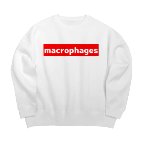 macrophages Big Crew Neck Sweatshirt