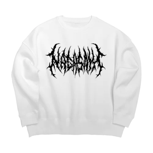 DEATH NAGASAKI ２ / 長崎(黒ロゴ) 秋冬物 Big Crew Neck Sweatshirt