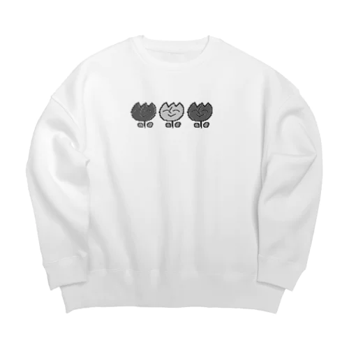 ちゅーりっぷさん(夢) Big Crew Neck Sweatshirt