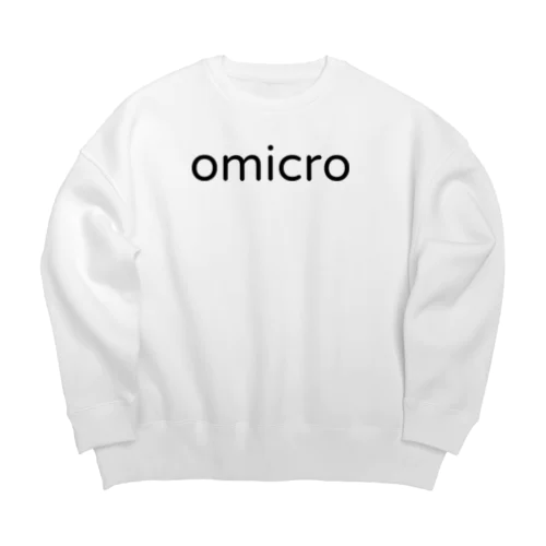 omicro Big Crew Neck Sweatshirt